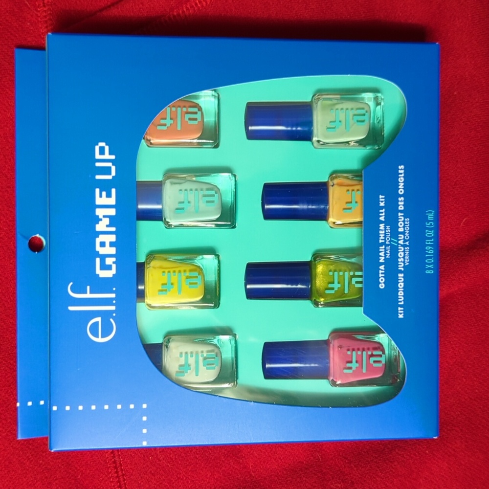New In Box Elf Game Up Nail Kit